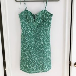 Princess Polly Green Rowi Mini Dress